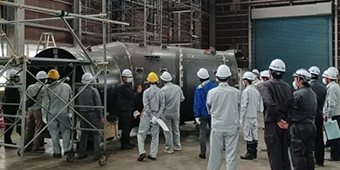 鋼製分岐管製作工程見学会を開催いたしました
